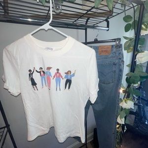 Vintage jeans and crop top